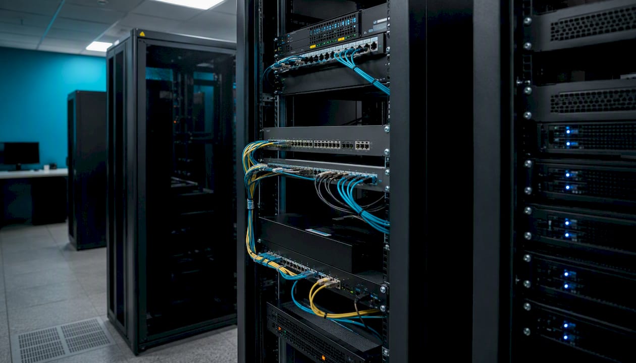 Dedicated switch and cabling for an isolated out-of-band management network